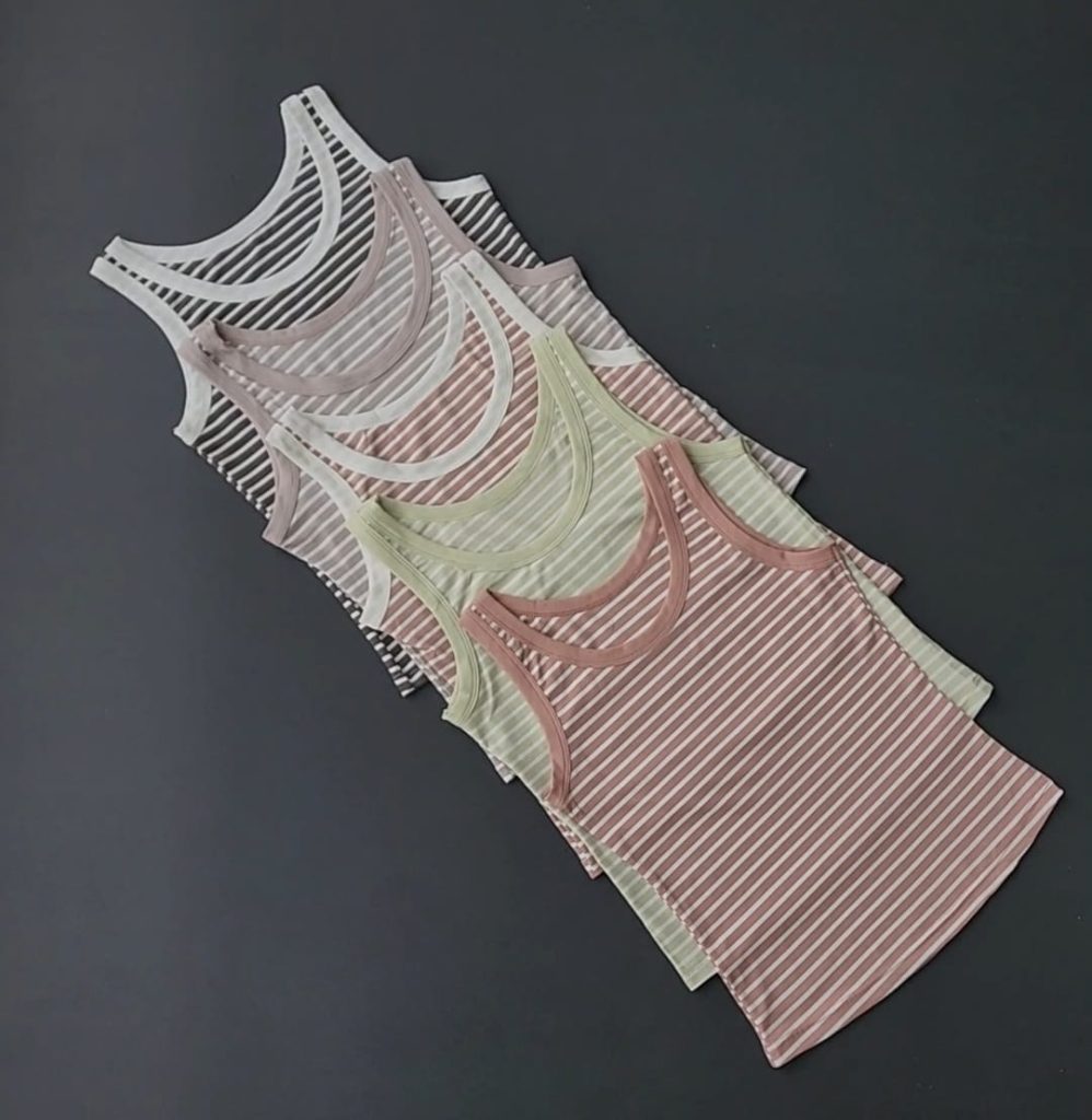 تاپ بیسیک راه راه شنل (طرح H&M) - nedamezonn گرگان